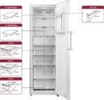 Inventum VR1850W No Frost kastmodel vriezer energiezuinig - 272 liter - 185 cm hoog - Supervriezen - Superkoelen - Energielabel C - Ledverlichting - Geschikt voor garage tot -15°C - Diepvrieskast - Vrijstaand - 8 lades/vakken - Wit - Afbeelding 5