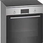 Bosch HLN39A050U - Serie 4 - Fornuis - Vrijstaande Inductieformuis - 3D Hetelucht: gelijkmatige luchtverdeling - RVS