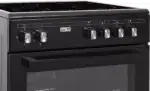 Fitelli FK6001ZW Keramisch Vrijstaand Fornuis Zwart 60CM - Afbeelding 6