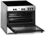 Nieuw!! Fitelli FK9001RVS keramisch Vrijstaand fornuis RVS 90CM breed met heteluchtoven - Afbeelding 4