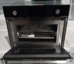 NIEUW MET SCHADE!! Fitelli IOMA35ZW1 Inbouw Combi Magnetron – Hetelucht, Grill en Magnetron 45 cm hoog Zwart - Afbeelding 3