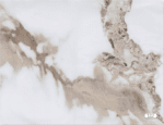 PVC Wandpaneel KL8266 Zandgoud Marmer Hoogglans 260x120x0,3cm