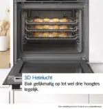 Bosch HBA571BB3 Inbouwoven - 71 Liter - Zwart - Afbeelding 6