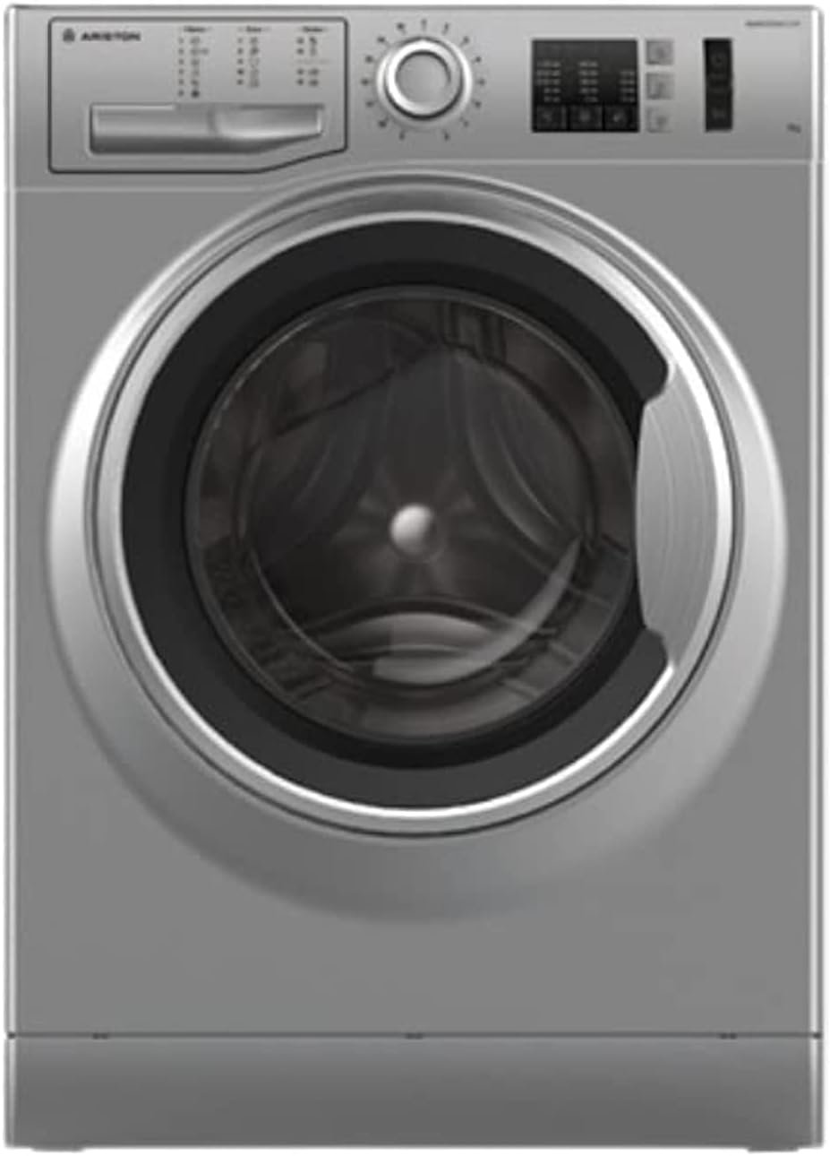 517ncUSPc0L._AC_SL1500_ Outlet!! Ariston 7 kg wasmachine met voorlader en digitale bewegingstechnologie | Modelnr. NM10723SS - Afbeelding 1