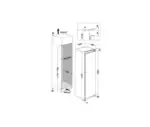 Outlet!! Bauknecht GKIE30002 Inbouw Vriezer – No Frost – Wit 177cm - Afbeelding 3
