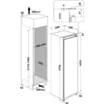 Hotpoint HS 18012 UK -  Inbouw koelkast zonder vriesgedeelte 177cm hoog - Afbeelding 2