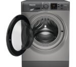 Outlet!! HOTPOINT NSWR 743U GK UK N 7 kg 1400 toeren wasmachine - Grafiet - Afbeelding 3