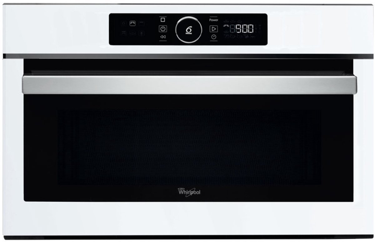 1200x775 Whirlpool AMW 730 WH Inbouwmagnetron 31L 1000W Grill Crisp Wit - Afbeelding 1