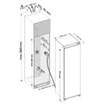 Inventum IKV0882S Inbouw koelkast – 112 liter – Nis 88 cm – Sleepdeur – Energieklasse D - Afbeelding 4