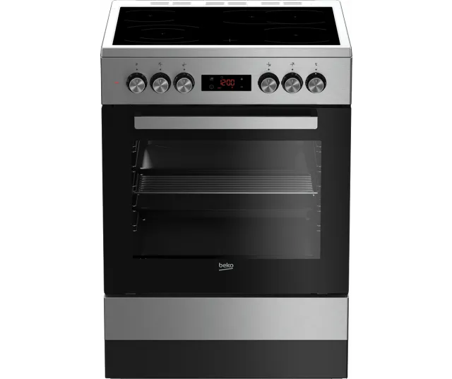 Beko FSM67320GXS - Keramisch Fornuis 60 cm RVS Beko FSM67320GXS - Keramisch Fornuis 60 cm RVS - Afbeelding 1