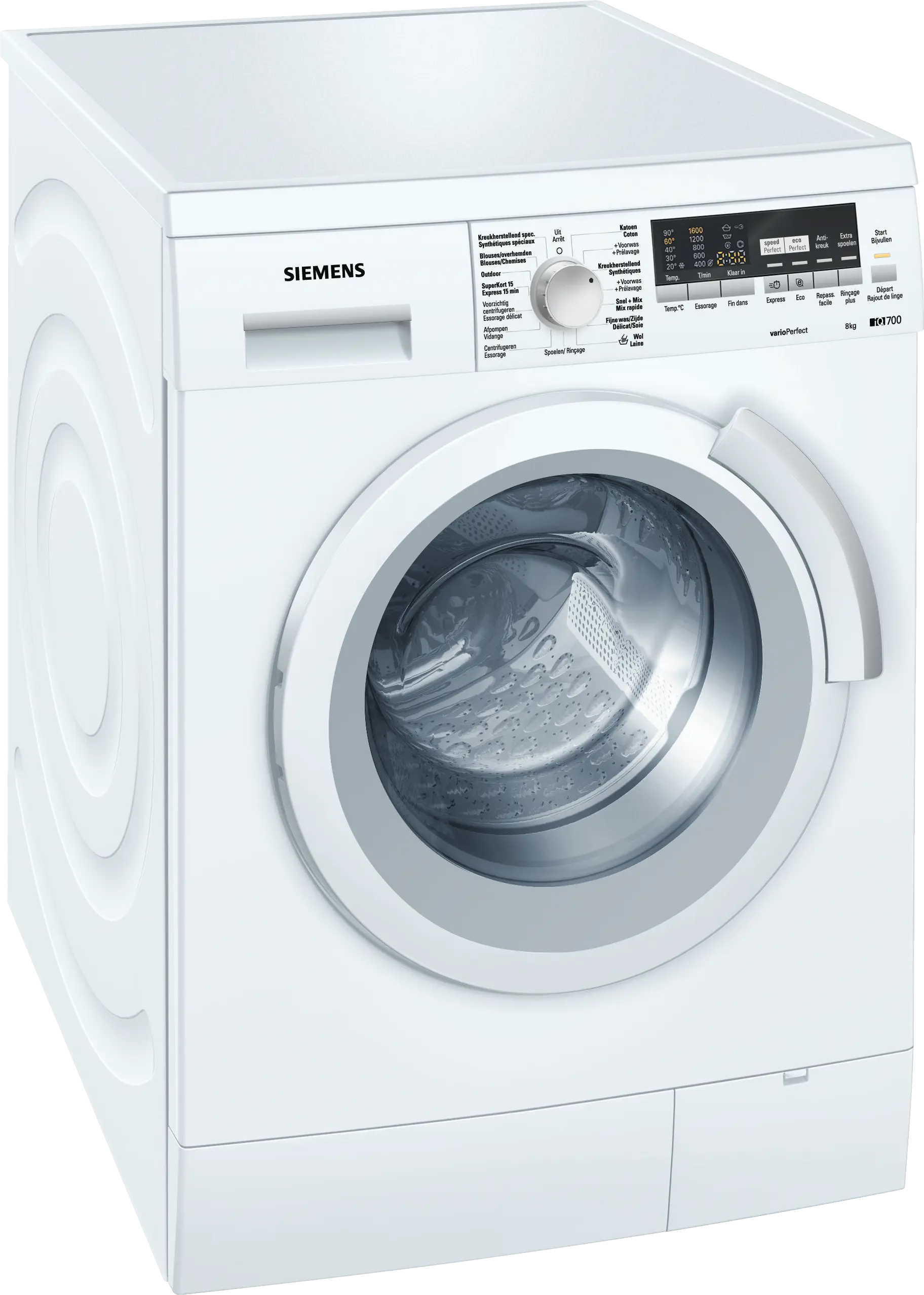 Siemens WM16S341 iQdrive Wasmachine – 8 kg, 1600 t/min Siemens WM16S341 iQdrive Wasmachine – 8 kg, 1600 t/min - Afbeelding 1
