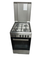 Nieuw met schade!! Fitelli FG5001RVS Fornuis - Gas - breedte 50 cm - Grijze kleur - Afbeelding 3