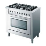 Hotpoint XC902GHDC3NL Vrijstaand Gasfornuis 90cm RVS